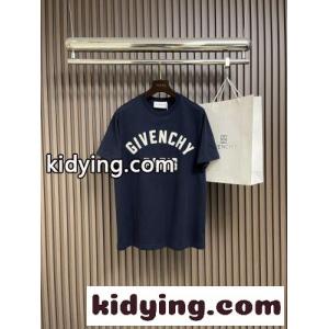 シンプル ロゴ入り 半袖Tシャツ ジバンシィ コピーブランド Tシャツ コピー クルーネック ネイビーkid26rSfObq
