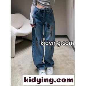 お洒落 合わせやすい クロスパッチ デニムパンツ クロムハーツ コピー ジーンズ 偽物kid26D8zmim