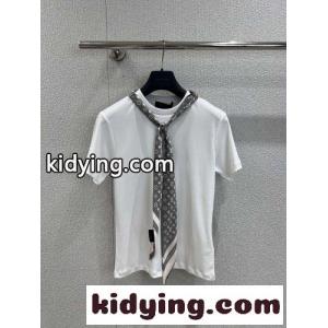 ルイヴィトン コピー スーパーコピー モノグラム スカーフ Tシャツ クルーネックkid265reC4D