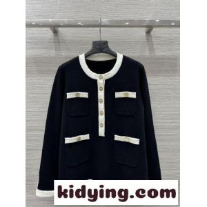 カジュアル バイカラー プルオーバー シャネル コピー ニット コピー レディースkid26Gn4zOz