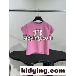 カジュアル フェンミン コンパクト 半袖Tシャツ バレンシアガ コピーブランド Tシャツ コピー ピンクkid26umSvaC