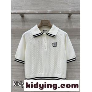 ウール ニット ポロシャツ ミュウミュウ コピー ニット コピー レディースkid26PHbOPn