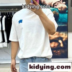 シンプル リラックス コットン 半袖Tシャツ バーバリー スーパーコピー Tシャツ 偽物 ホワイトkid261rWbma