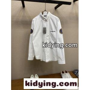 カジュアル 上品 ボタンダウンシャツ バレンシアガ ブランド コピー シャツ コピー トップスkid26qKfqae