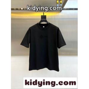 シンプル ロゴプリント コットン 半袖Tシャツ クリスチャン・ディオール スーパーコピー Tシャツ 偽物 ブラックkid26TvWnaC