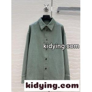 大人 カジュアル デニム オーバーシャツ ロエベ ブランド コピー シャツ コピー ユニセックスkid260vaSPf