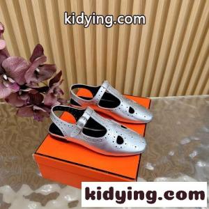 洗練された 上品 エルメス ブランド コピー Kim パンプス スーパーコピー レディースシューズ シルバーkid26vemy8f