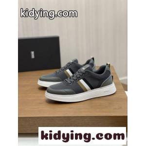 カジュアル シグネチャーストライプ ヒューゴ・ボス スニーカー コピー メンズシューズ グレーkid26SLri8n