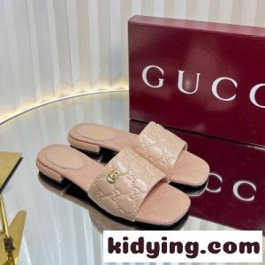 洗練された ダブルG付き ウィメンズ スライドサンダル グッチ ブランド コピー サンダル スーパーコピー ベージュkid26a0PvCu