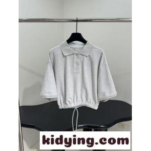 コットンピケ ポロシャツ アレキサンダーワング Tシャツ コピー ライトグレーkid264reW9z