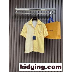ストライプパッチワークショートスリーブシャツ ルイ・ヴィトン スーパーコピーkid26OriObC
