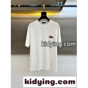 シンプル 洗練された ロゴ 半袖Tシャツ ルイ・ヴィトン Tシャツ 偽物 ホワイトkid26b0TLDC