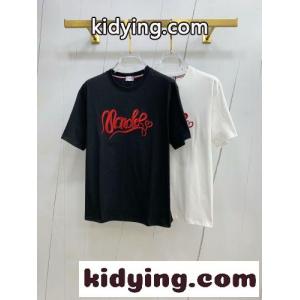 カジュアル お洒落 刺繍入り 半袖Tシャツ モンクレール コピーブランド Tシャツ 偽物 ユニセックスkid26KfCGTj