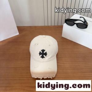 カジュアル ストリート クロムハーツ コピー キャップ 偽物 ダメージ加工 ユニセックスkid26S519Xn