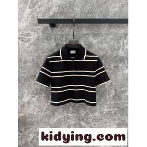 クロップド 半袖 ポロシャツ イヴ・サンローラン コピー Tシャツ コピー コットンkid26bWvy4z