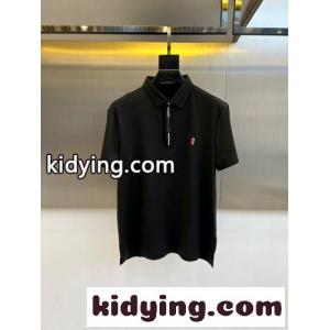 モンクレール スーパーコピー Tシャツ 偽物 洗練された コットンピケ ポロシャツ ブラックkid26L1Tjqi