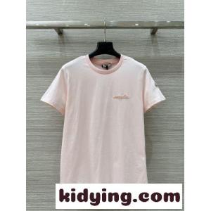 お洒落 モンクレール コピー Tシャツ コピー 定番 ロゴ コットンTシャツ クルーネック ブラックkid26yGnSne