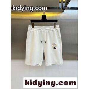 シンプル ロゴ入り カジュアル ショートパンツ クロムハーツ コピー パンツ 偽物 ホワイトkid2609fmCq