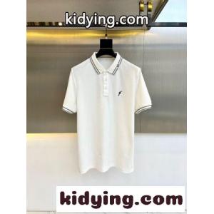 上品 カジュアル 半袖 ポロシャツ サルヴァトーレ・フェラガモ Tシャツ コピー ホワイトkid26qe0fqm