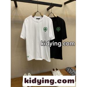 カジュアル ストリート クルーネック クロムハーツ コピーブランド Tシャツ 偽物 半袖Tシャツkid26j8rami