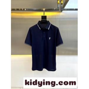 カジュアル コットンピケ 半袖 ポロシャツ バーバリー コピー Tシャツ コピー ネイビーkid26GnKzmm