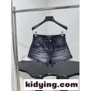 おしゃれ 合わせやすい デニム ショートパンツ バレンシアガ コピーブランド パンツ コピー ブラックkid26zm4zGr