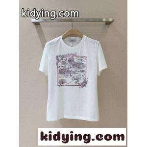 おしゃれ プリント クリスチャン・ディオール スーパーコピー Tシャツ 偽物 クルーネックkid26WD8bWb