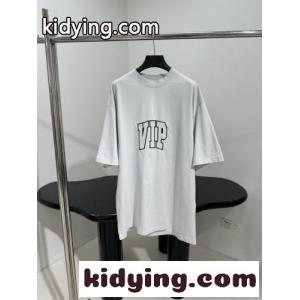 ユニセックス バレンシアガ コピー Tシャツ コピー オーバーサイズ 半袖Tシャツ ホワイトkid26jCW1Hr
