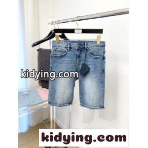 ベーシック デニム ショートパンツ プラダ ブランド コピー パンツ 偽物 ブルーkid2659Tbmy