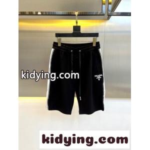 カジュアル 定番 合わせやすい ショートパンツ プラダ スーパーコピー パンツ 偽物 ブラックkid26KH9Lnu
