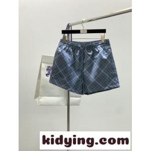 定番 チェック柄 ショートパンツ バーバリー コピーブランド パンツ コピー グレーkid2605XTTD