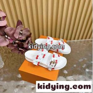LV × TM ボンディア ミュール ルイ・ヴィトン サンダル スーパーコピー ホワイトkid26b01Dem