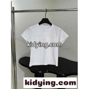 シンプル ロゴ 半袖Tシャツ アレキサンダーワング Tシャツ コピー コットン ホワイトkid26W9Hrem