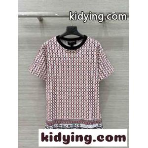 新作 スカーフプリント Tシャツ ルイ・ヴィトン 半袖Tシャツ コピーkid26eum8Tv