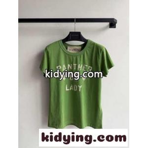 お洒落 プリントコットンTシャツ ヴァレンティノ スーパーコピー Tシャツ コピー グリーンkid26SvieWv