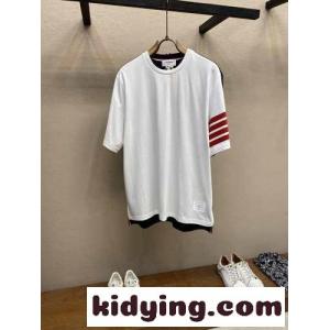 ユニセックス お洒落 半袖Tシャツ トムブラウン コピー Tシャツ コピー コットンkid26qmC4rC