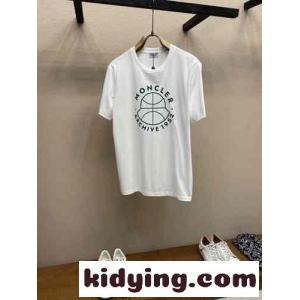 定番 カジュアル ロゴプリント 半袖Tシャツ モンクレール スーパーコピー Tシャツ コピー ホワイトkid26OPjaSf