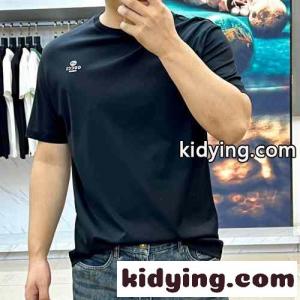 シンプル ロゴ入り 半袖Tシャツ グッチ コピー Tシャツ コピー コットン ブラックkid26raWfai