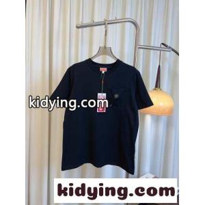 カジュアル ルーズフィット 半袖Tシャツ ケンゾー Tシャツ コピー ブラックkid26HHrWzi
