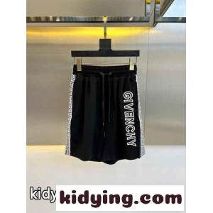 カジュアル ロゴ ショートパンツ ジバンシィ コピー パンツ 偽物 ブラックkid26TnGXra