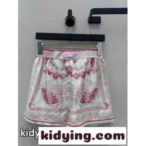 プリント シルク ショートパンツ ヴェルサーチ コピーェ パンツ コピー レディースkid268Tr4De