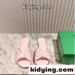 人気 上品 ボッテガ・ヴェネタ ブリンク フラットミュール スーパーコピー ピンクkid26Sja0Pj