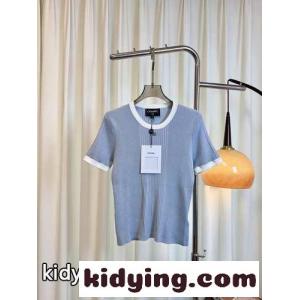 大人 上品 ココビーチ ニットトップス シャネル ブランド コピー Tシャツ 偽物 ブルーkid26rqu8fy
