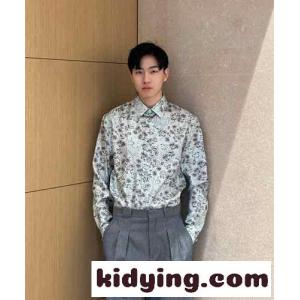 dior コピー AND HYLTON NEL シャツ コピー シルク プリント トップスkid269by4na