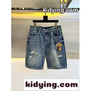 春夏 コットン デニム ショートパンツ クロムハーツ コピー パンツ 偽物 合わせやすいkid268rG5be