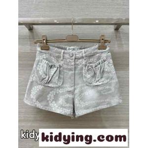 ココビーチ デニム ショートパンツ シャネル ブランド コピー パンツ コピー グレーkid269vO19v