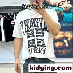 目を引く ロゴ入り コットン ジバンシィ コピー Tシャツ 偽物 半袖Tシャツ ホワイトkid26zWzequ
