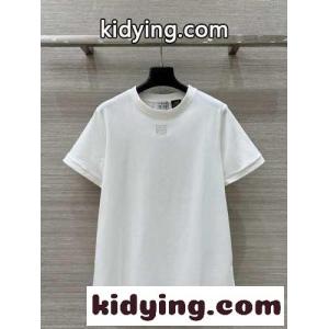 カジュアル 合わせやすい レース Tシャツ ロエベ コピー Tシャツ コピー ホワイトkid26y815Xz