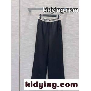 カジュアル ロゴウエスト ロングパンツ クリスチャン・ディオール スーパーコピー パンツ コピー ブラックkid26iG9Lby