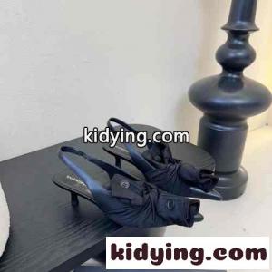 注目される KNIFE CHEMISE スリングバック バレンシアガ コピー パンプス スーパーコピー ブラックkid26ySXn8r